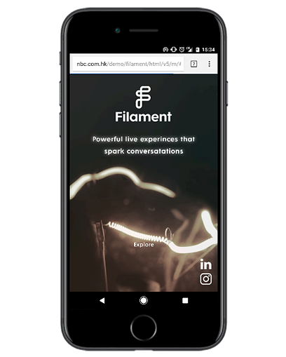 website preview, homepage, moble