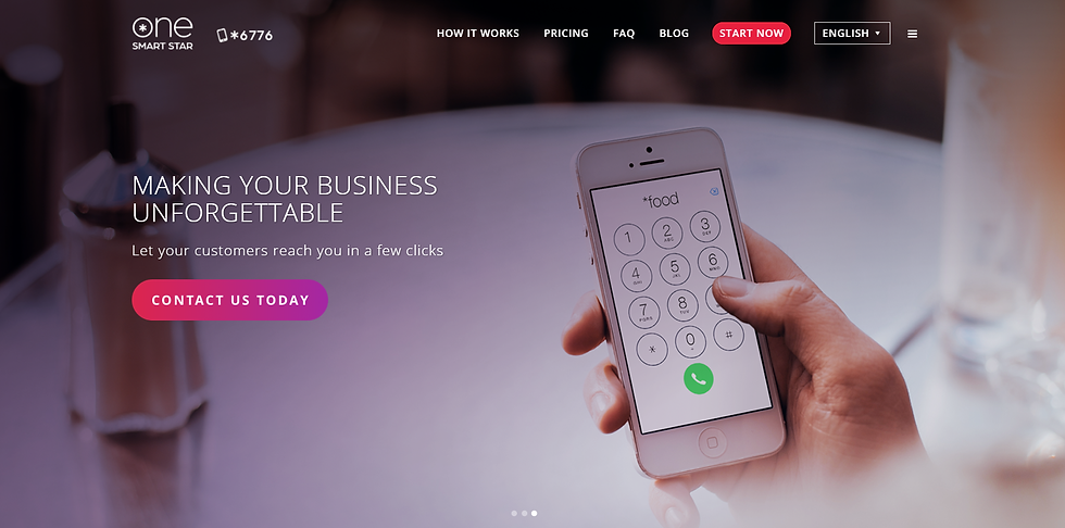 new website, design, prodction